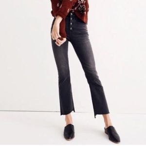 Madewell Cali Demi-Boot Jeans Asymm Hem 26